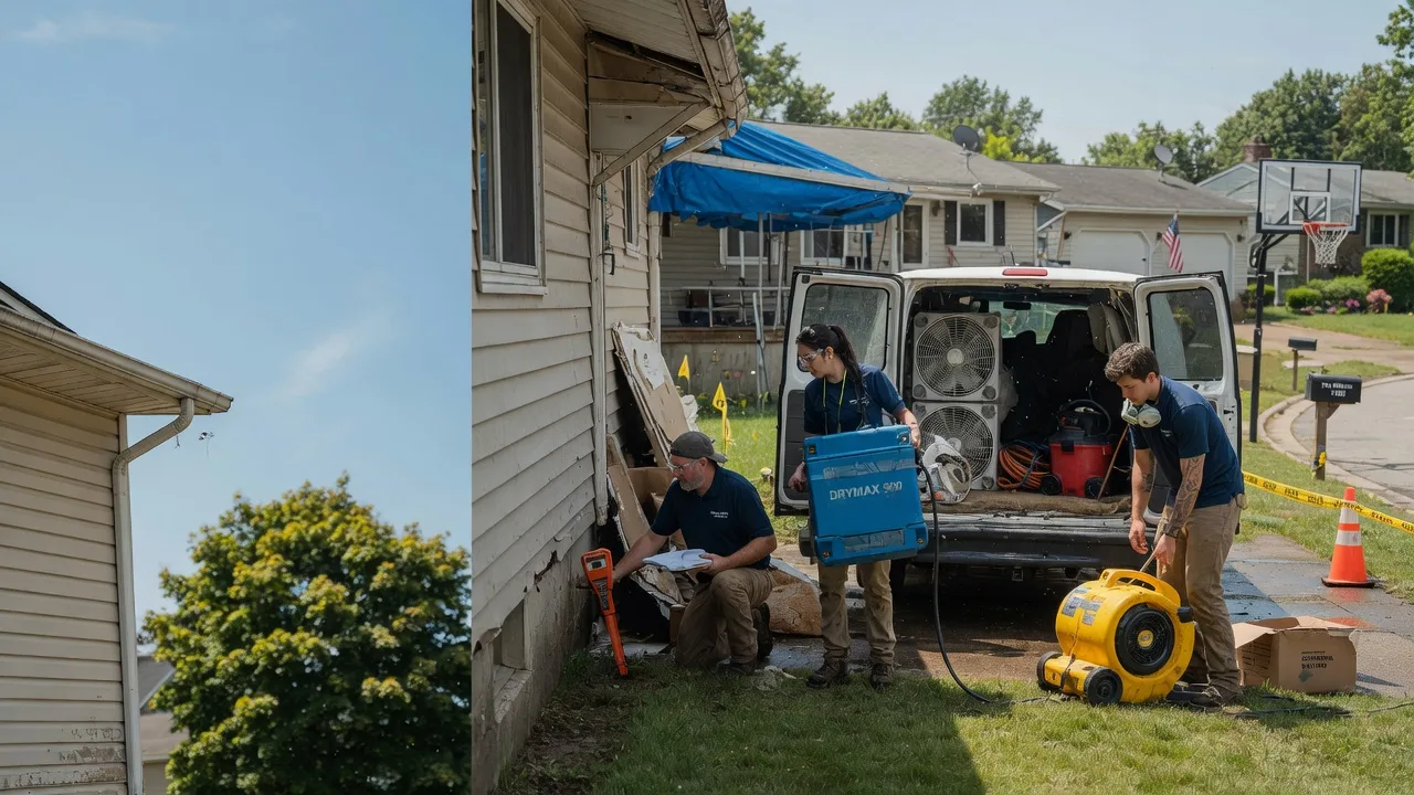 Ceiling Leak Cleanup in Veedersburg, IN near me
